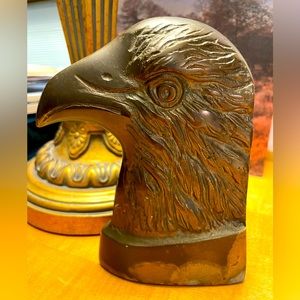 Vintage brass - bookend/doorstop - only 1